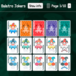 Balatro Card Showcase